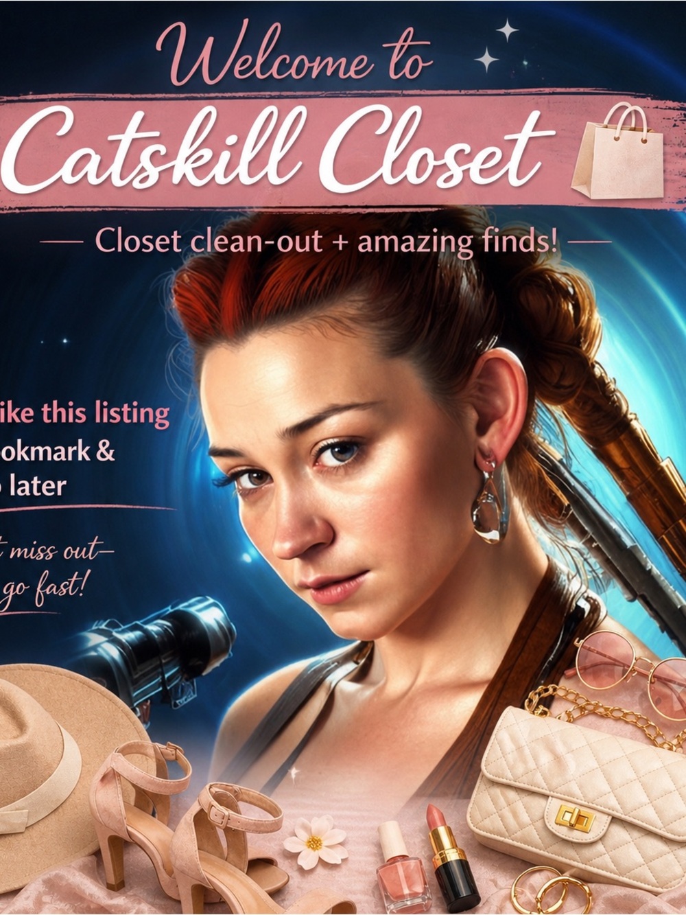 Like this flyer to follow my Catskill Closet!